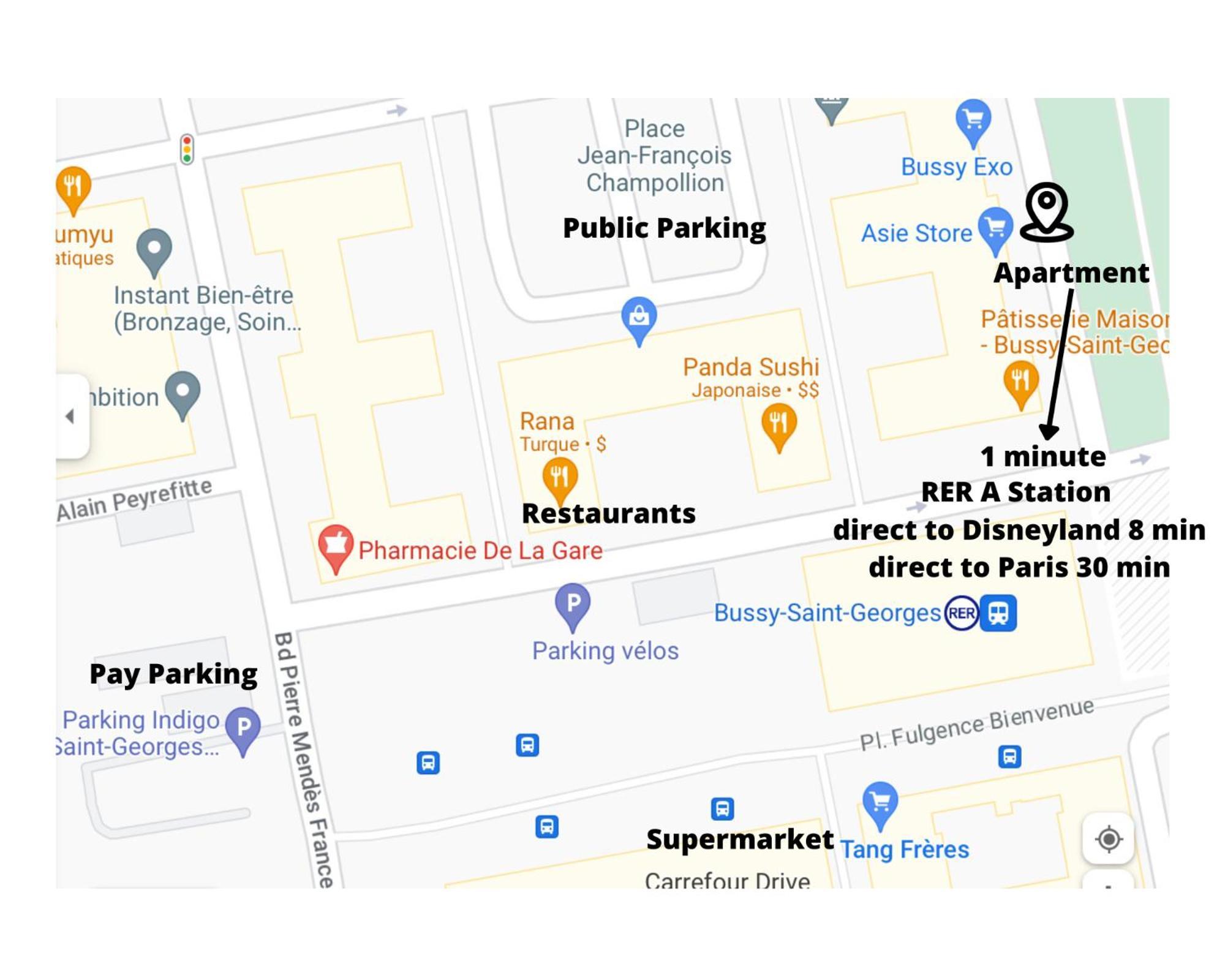 Top Location Apartment 10 Min Disneyland Bussy-Saint-Georges Esterno foto