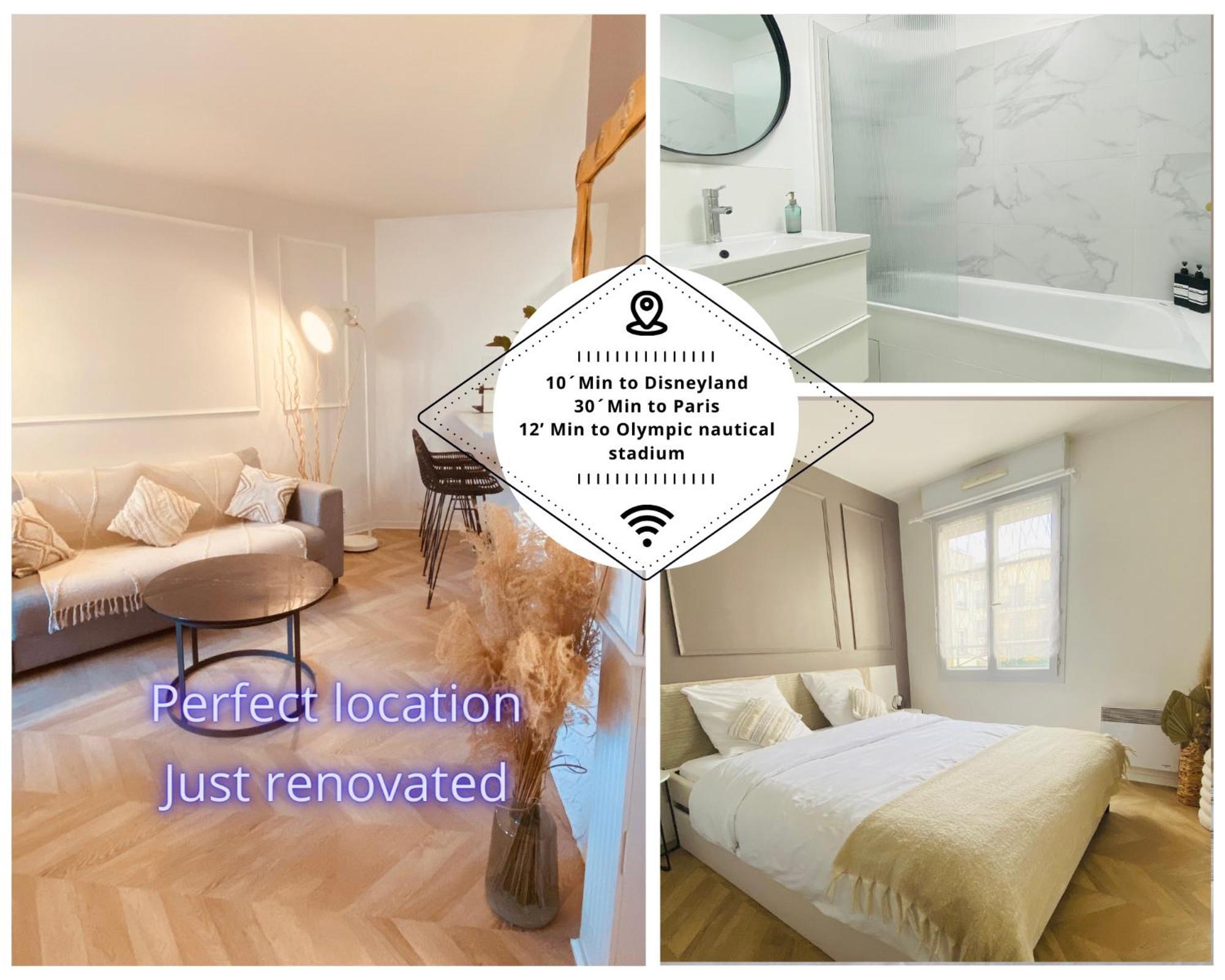 Top Location Apartment 10 Min Disneyland Bussy-Saint-Georges Esterno foto